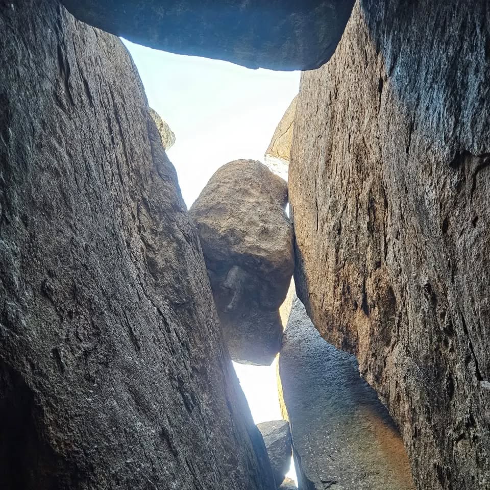Rocky terrain and boulders on Anthargange night trek trail
